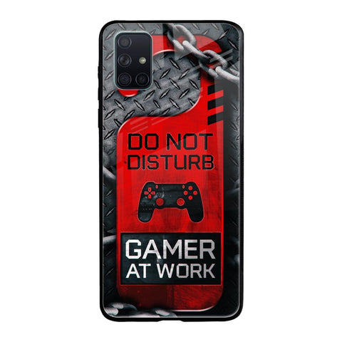 Do No Disturb Samsung Galaxy A71 Glass Back Cover Online