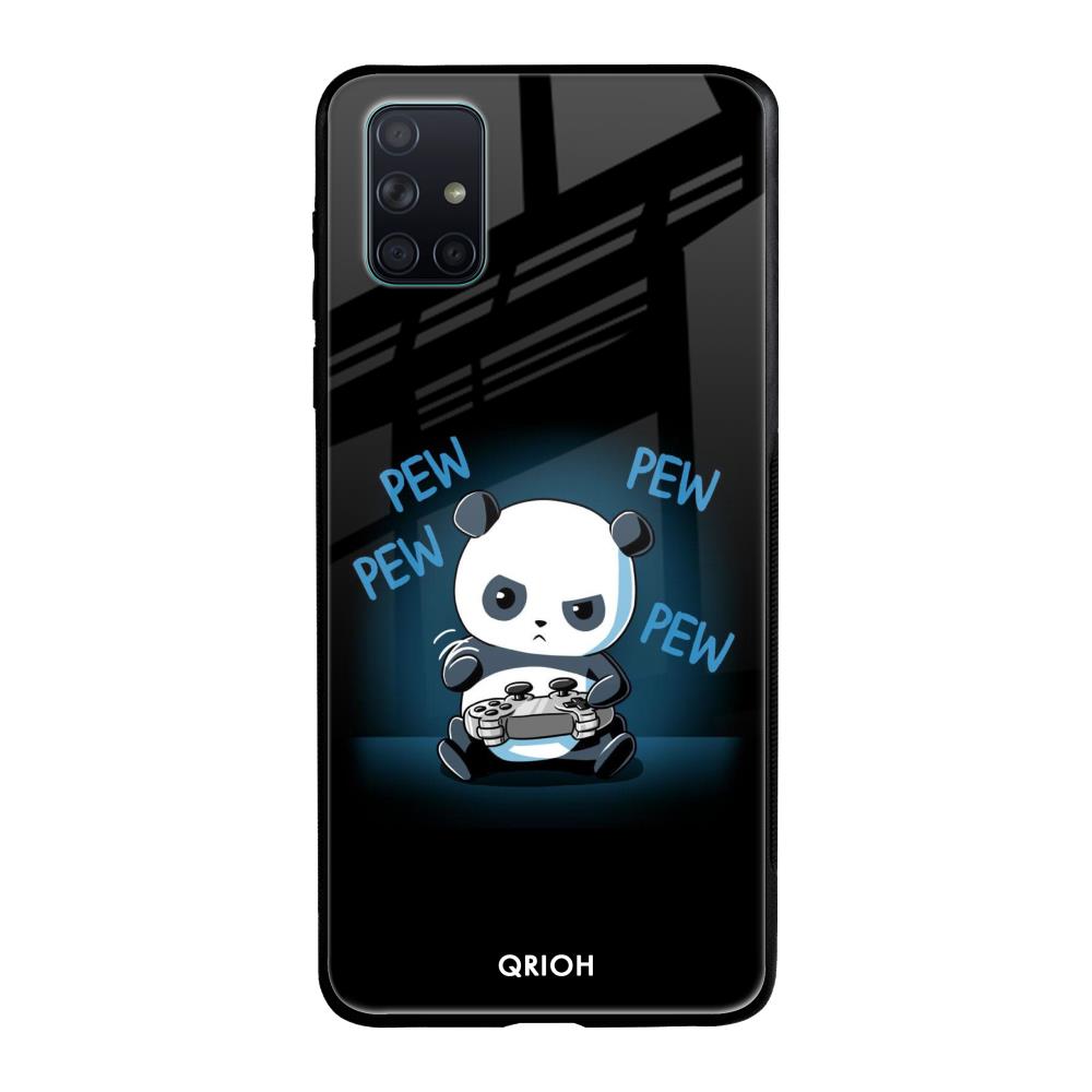 Pew Pew Samsung Galaxy A71 Glass Back Cover Online