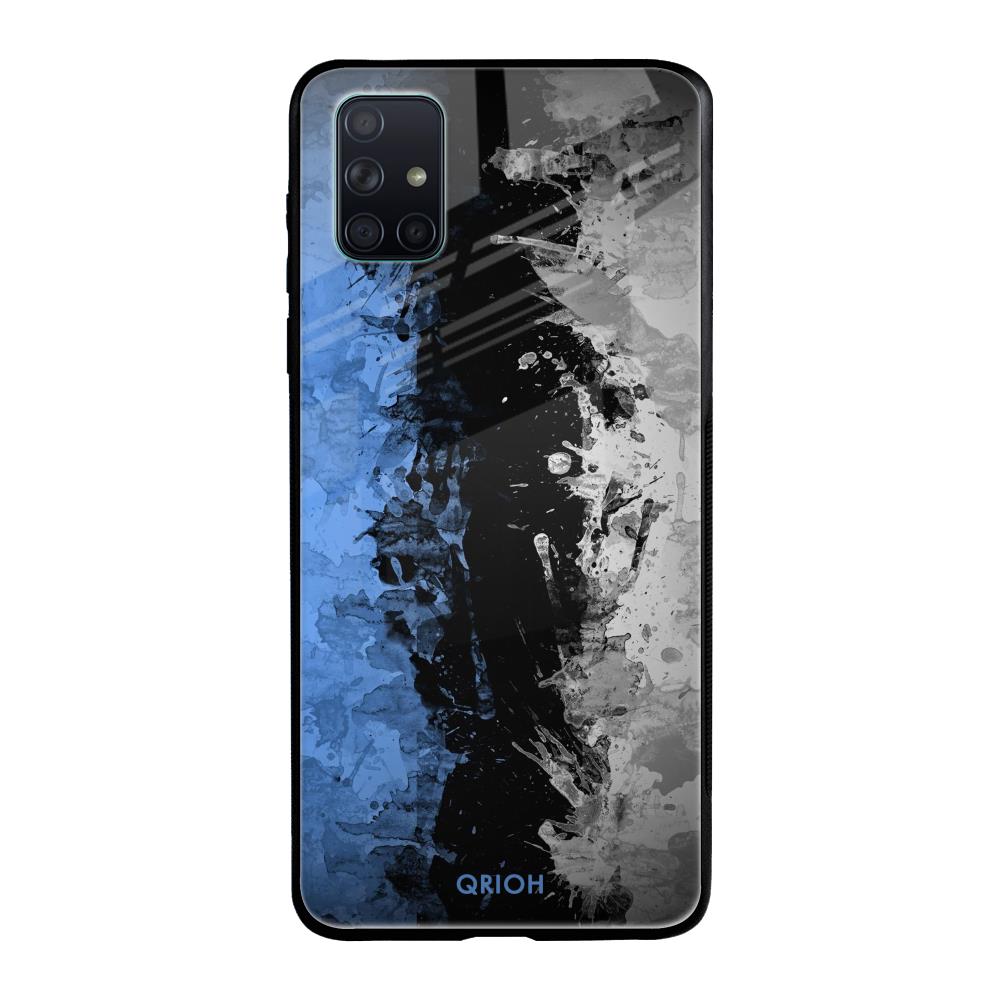 Dark Grunge Samsung Galaxy A71 Glass Back Cover Online