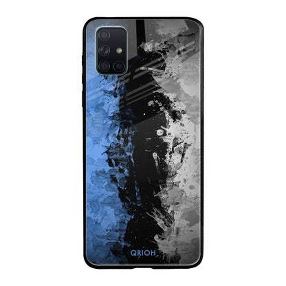 Dark Grunge Samsung Galaxy A71 Glass Back Cover Online