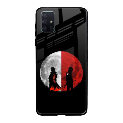 Anime Red Moon Samsung Galaxy A71 Glass Back Cover Online