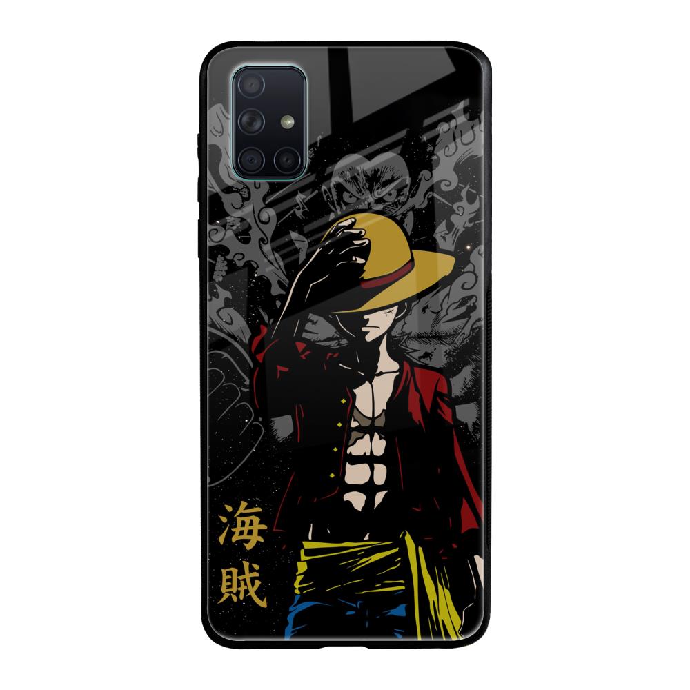 Dark Luffy Samsung Galaxy A71 Glass Back Cover Online