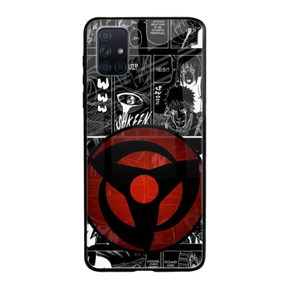 Sharingan Samsung Galaxy A71 Glass Back Cover Online