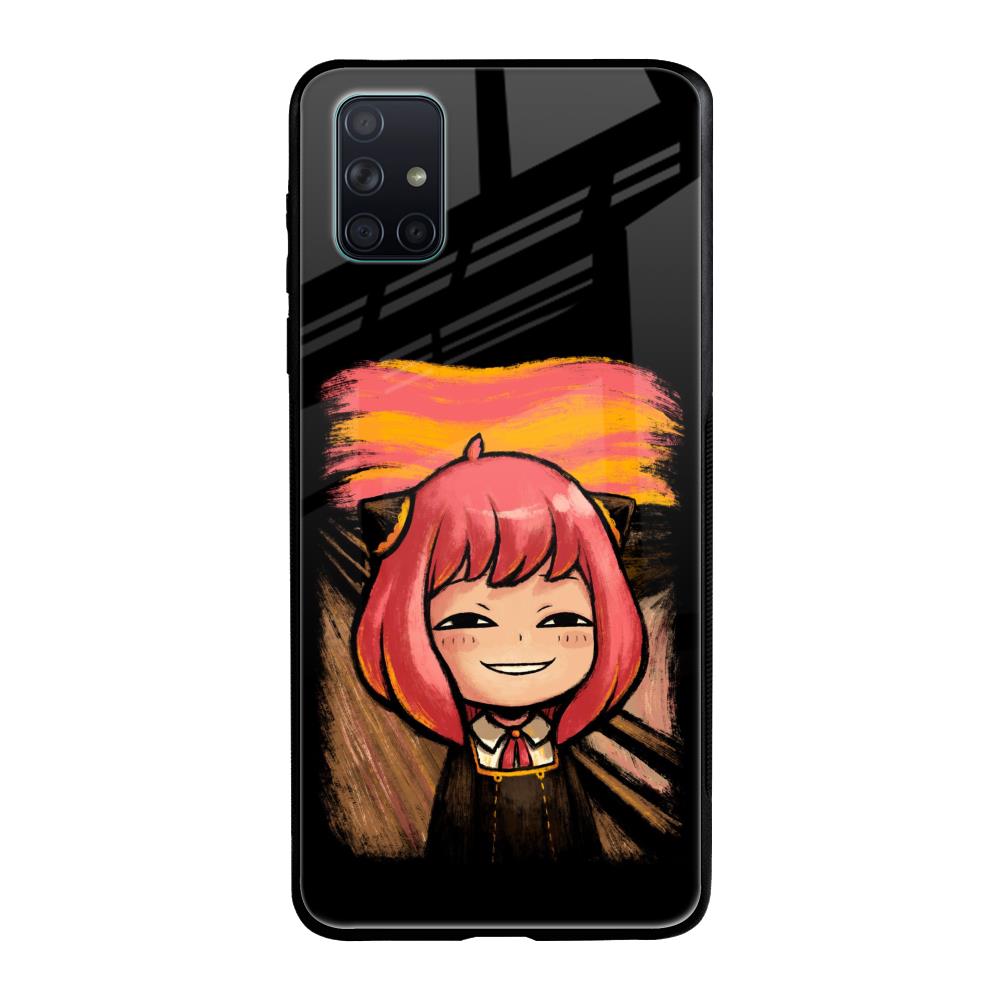 Spy X Family Samsung Galaxy A71 Glass Back Cover Online