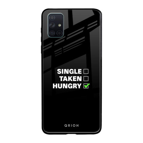 Hungry Samsung Galaxy A71 Glass Back Cover Online
