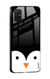 Cute Penguin Glass Case for Samsung Galaxy A71