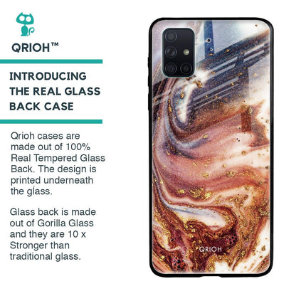 Exceptional Texture Glass Case for Samsung Galaxy A71