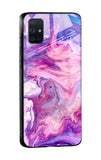 Cosmic Galaxy Glass Case for Samsung Galaxy A71