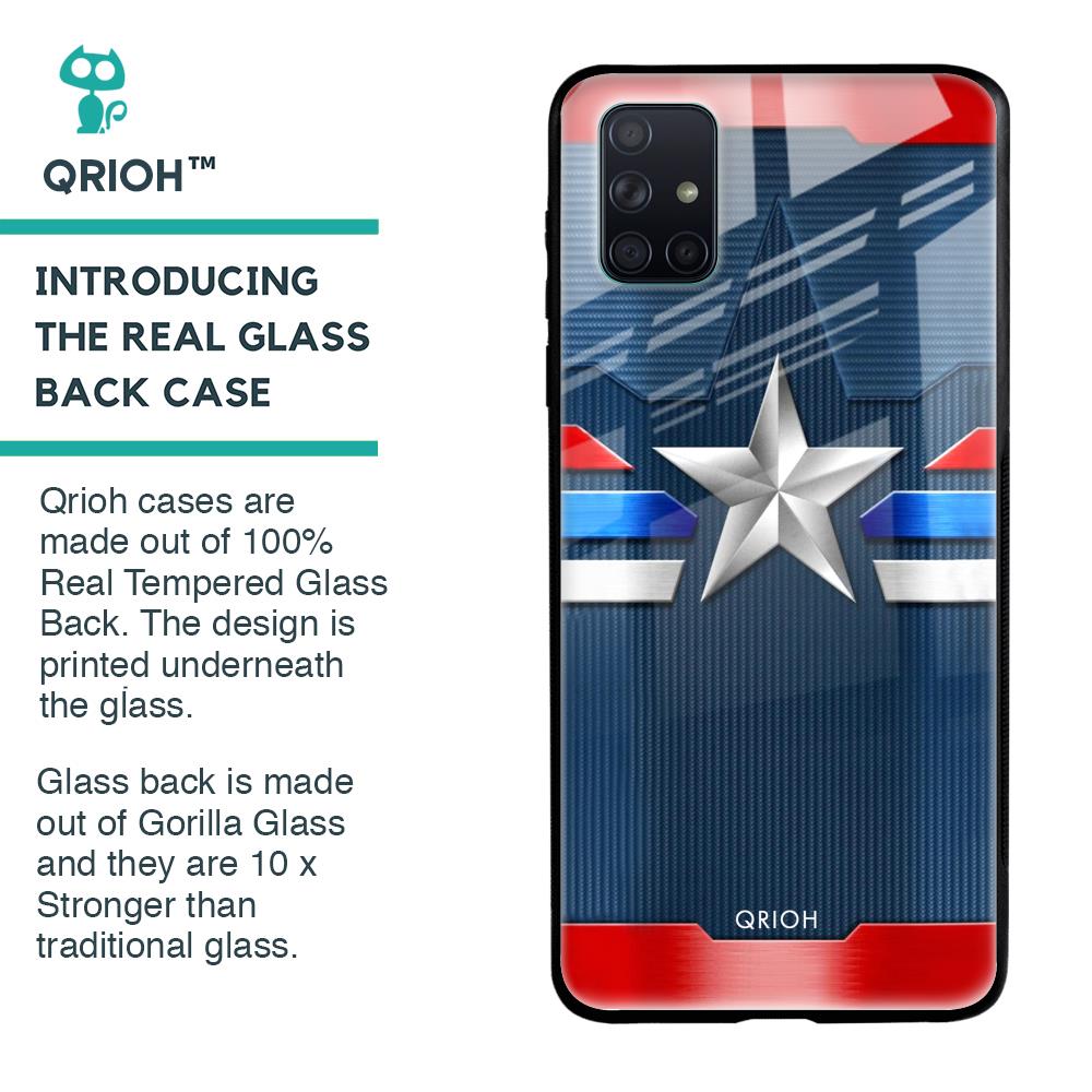 Brave Hero Glass Case for Samsung Galaxy A71