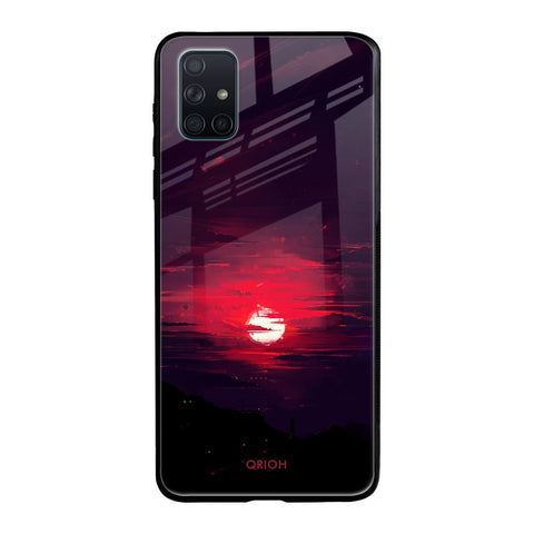 Morning Red Sky Samsung Galaxy A71 Glass Cases & Covers Online