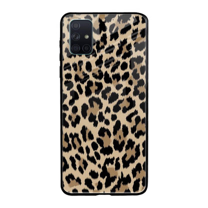 Leopard Seamless Samsung Galaxy A71 Glass Cases & Covers Online