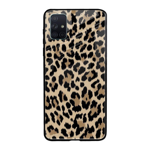 Leopard Seamless Samsung Galaxy A71 Glass Cases & Covers Online