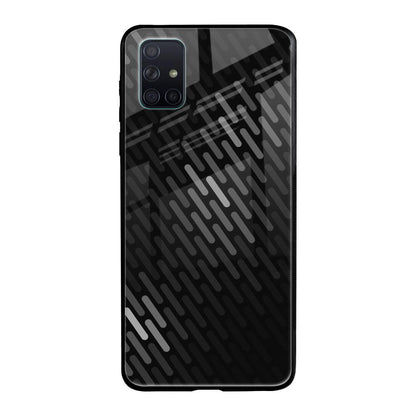 Dark Abstract Pattern Samsung Galaxy A71 Glass Cases & Covers Online