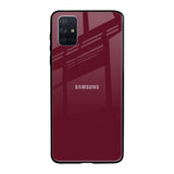 Classic Burgundy Samsung Galaxy A71 Glass Back Cover Online