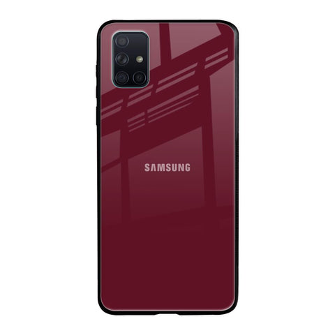 Classic Burgundy Samsung Galaxy A71 Glass Back Cover Online