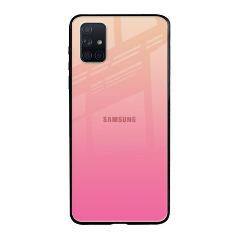 Pastel Pink Gradient Samsung Galaxy A71 Glass Back Cover Online