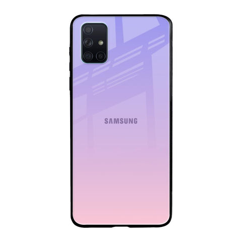 Lavender Gradient Samsung Galaxy A71 Glass Back Cover Online