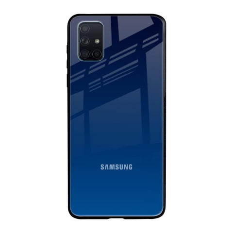 Very Blue Samsung Galaxy A71 Glass Back Cover Online