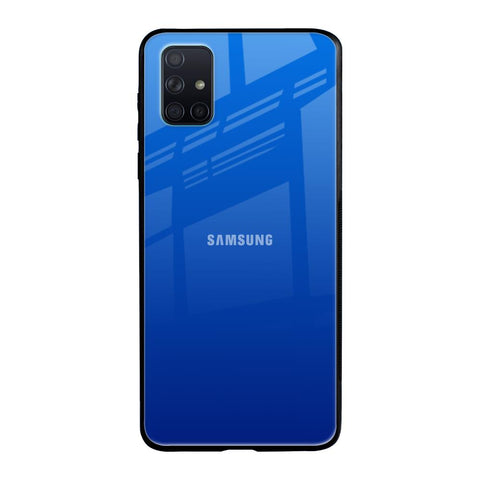 Egyptian Blue Samsung Galaxy A71 Glass Back Cover Online