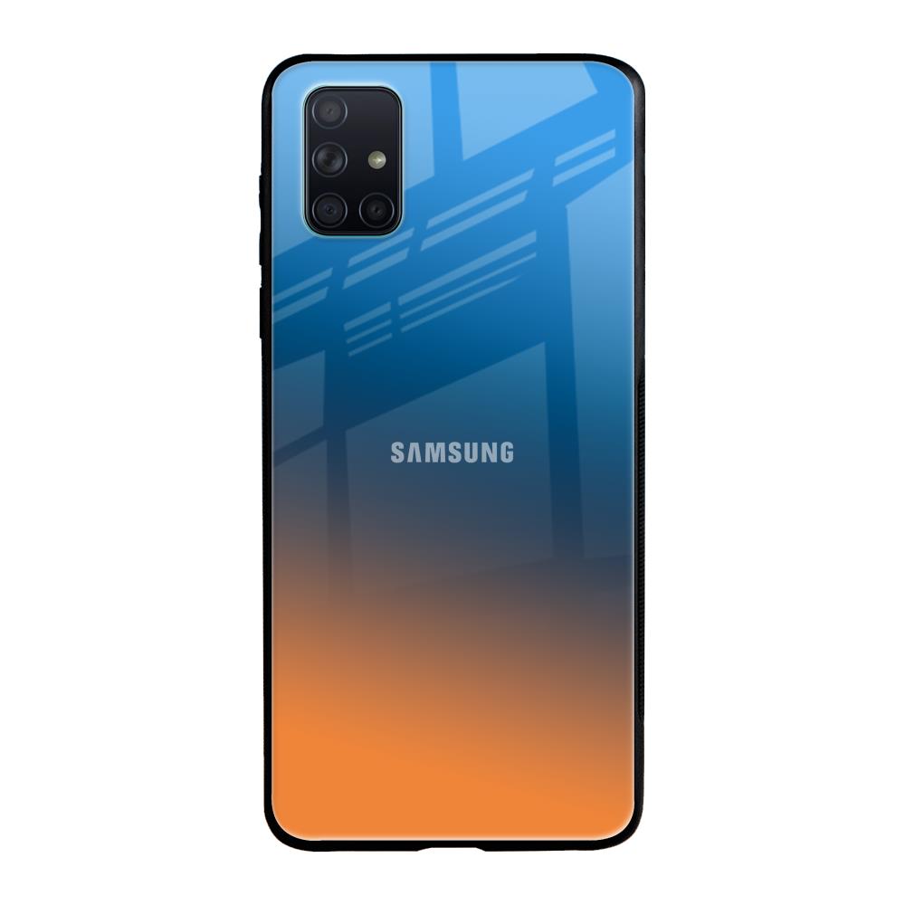 Sunset Of Ocean Samsung Galaxy A71 Glass Back Cover Online