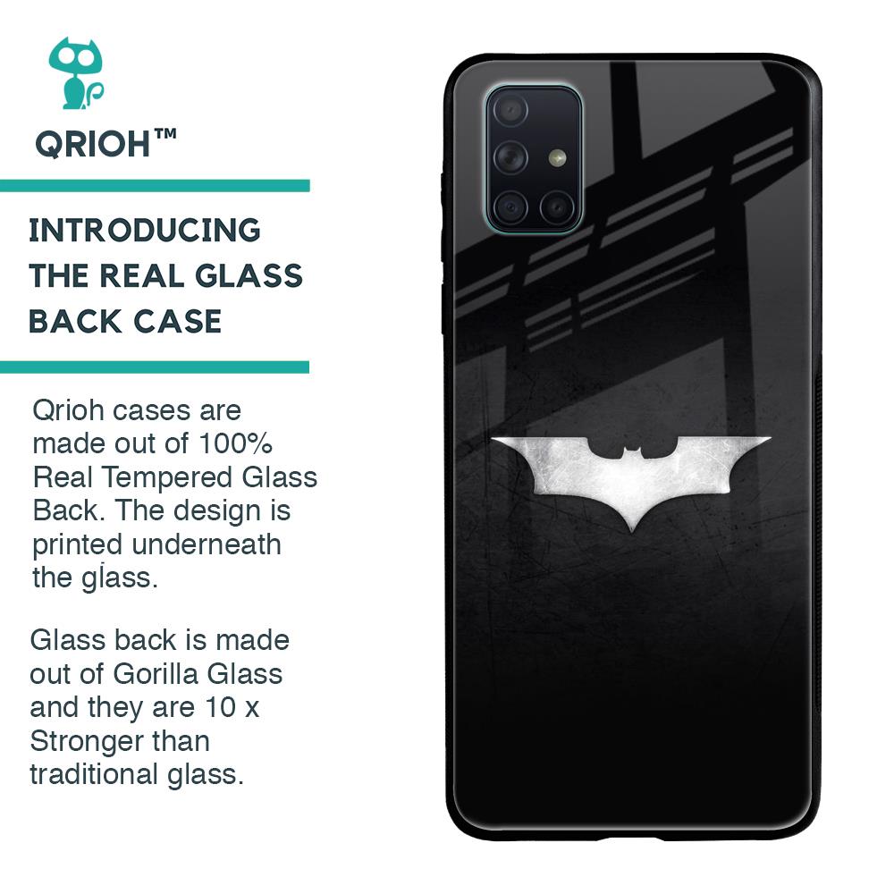 Super Hero Logo Glass Case for Samsung Galaxy A71