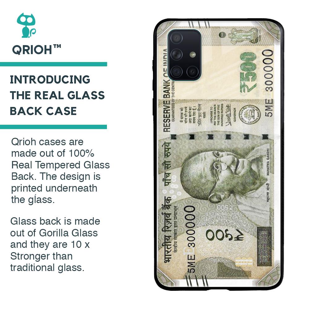Cash Mantra Glass Case for Samsung Galaxy A71