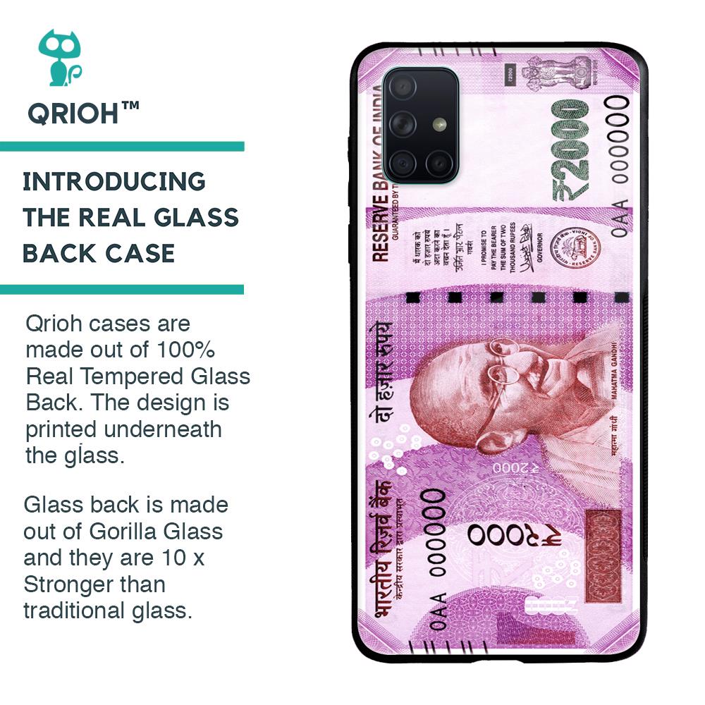 Stock Out Currency Glass Case for Samsung Galaxy A71