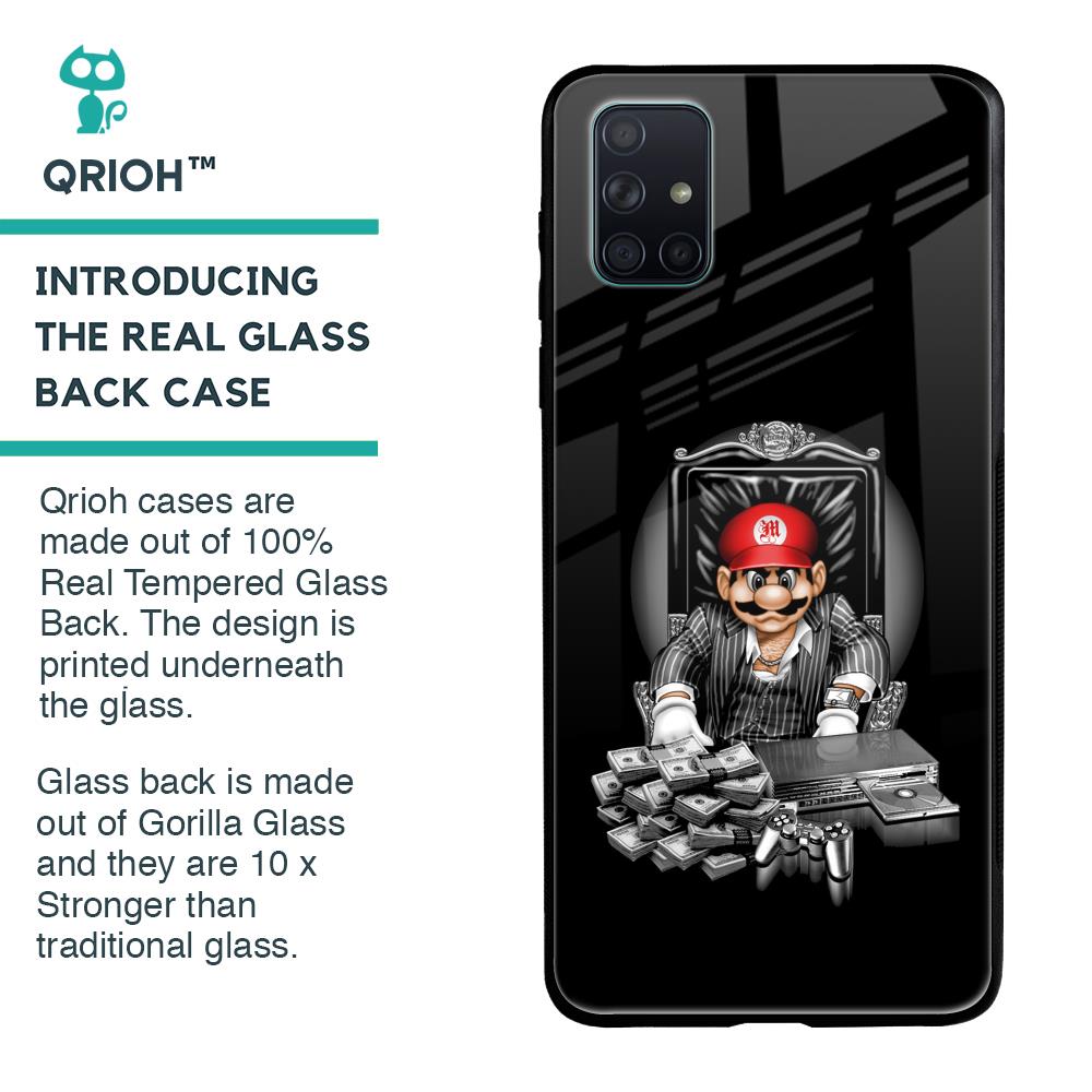Dark Secret Glass Case for Samsung Galaxy A71