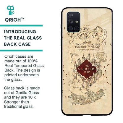 Magical Map Glass Case for Samsung Galaxy A71