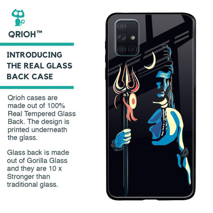Mahakal Glass Case For Samsung Galaxy A71