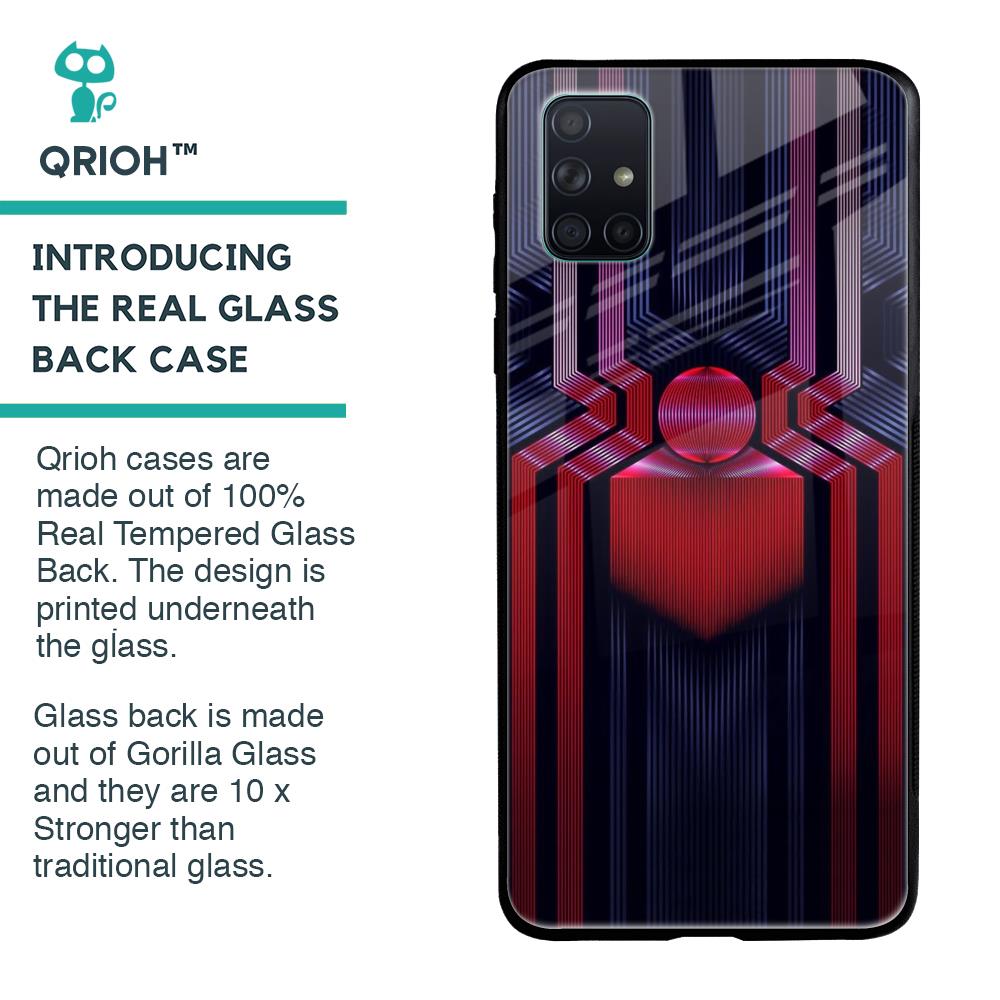 Super Art Logo Glass Case For Samsung Galaxy A71