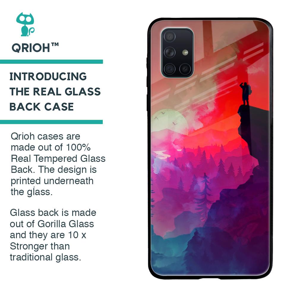 Dream So High Glass Case For Samsung Galaxy A71