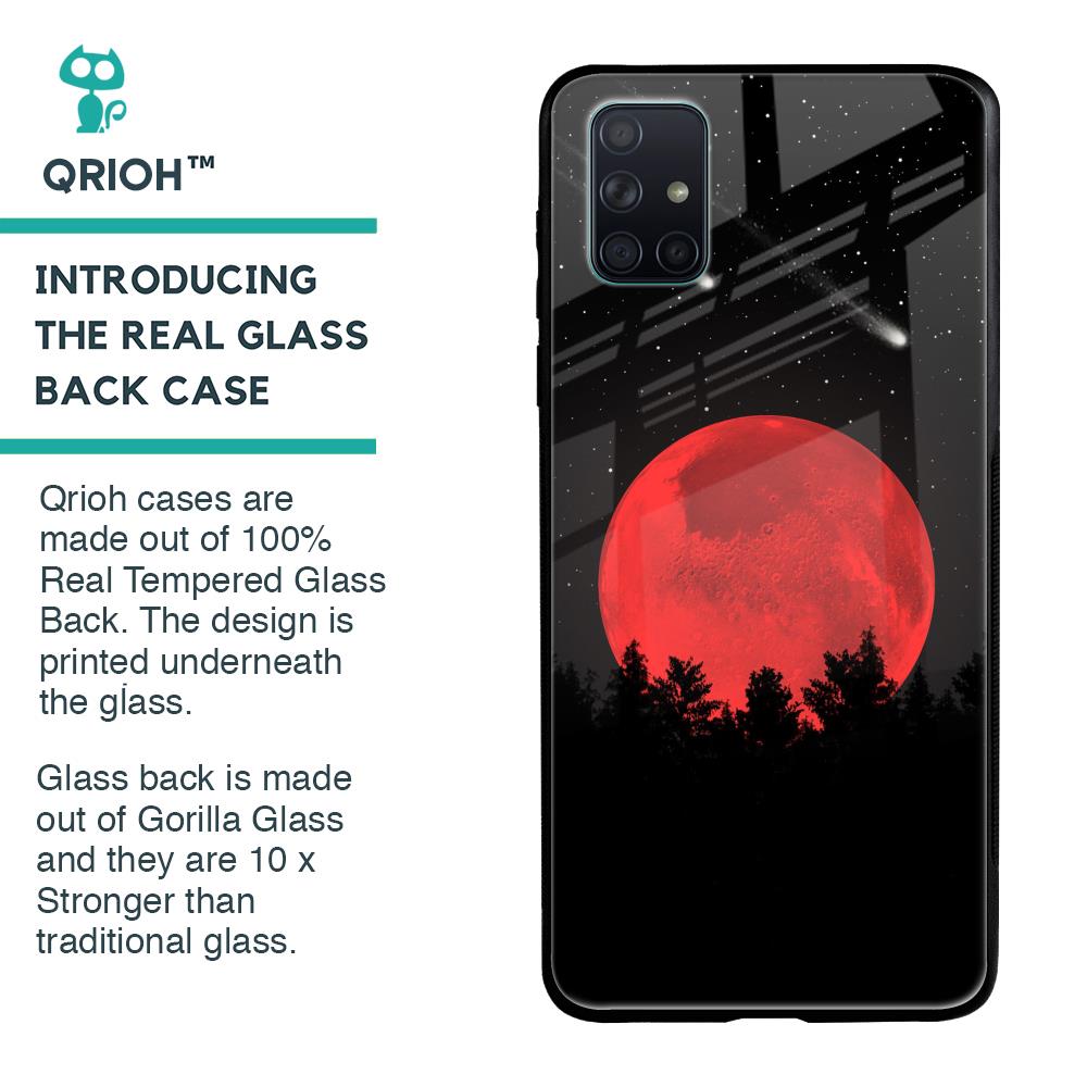 Moonlight Aesthetic Glass Case For Samsung Galaxy A71