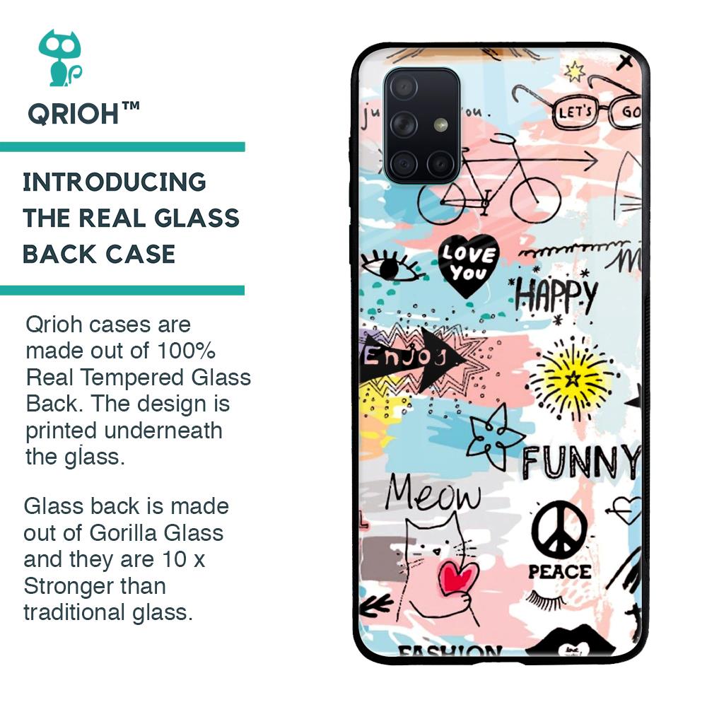 Just For You Glass Case For Samsung Galaxy A71