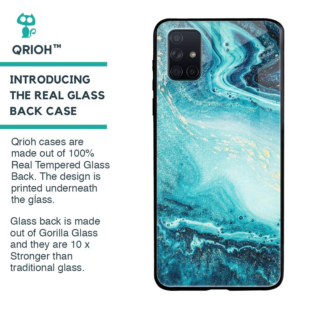 Sea Water Glass case for Samsung Galaxy A71