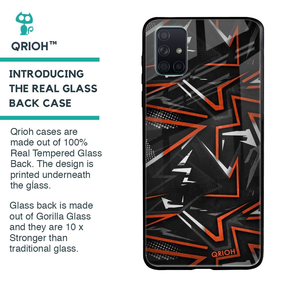 Vector Art Glass Case for Samsung Galaxy A71