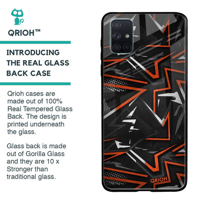 Vector Art Glass Case for Samsung Galaxy A71