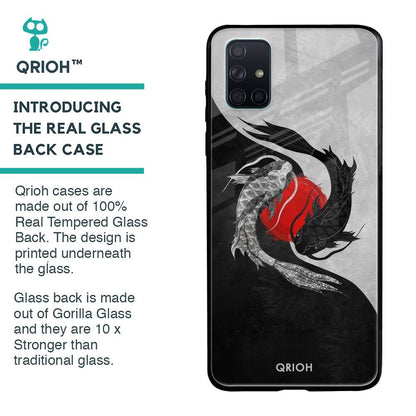 Japanese Art Glass Case for Samsung Galaxy A71