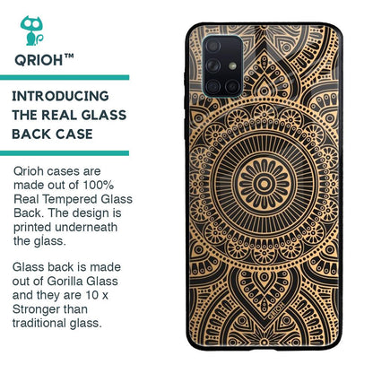 Luxury Mandala Glass Case for Samsung Galaxy A71