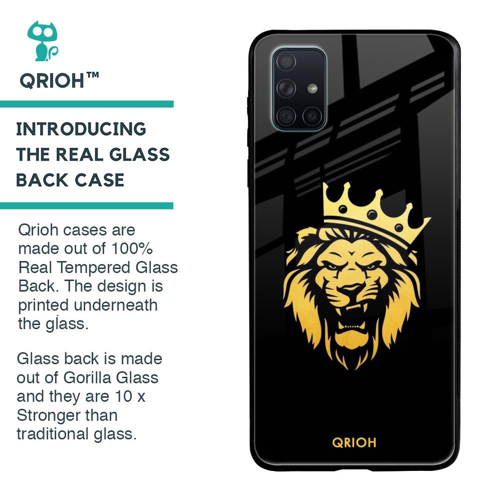 Lion The King Glass Case for Samsung Galaxy A71