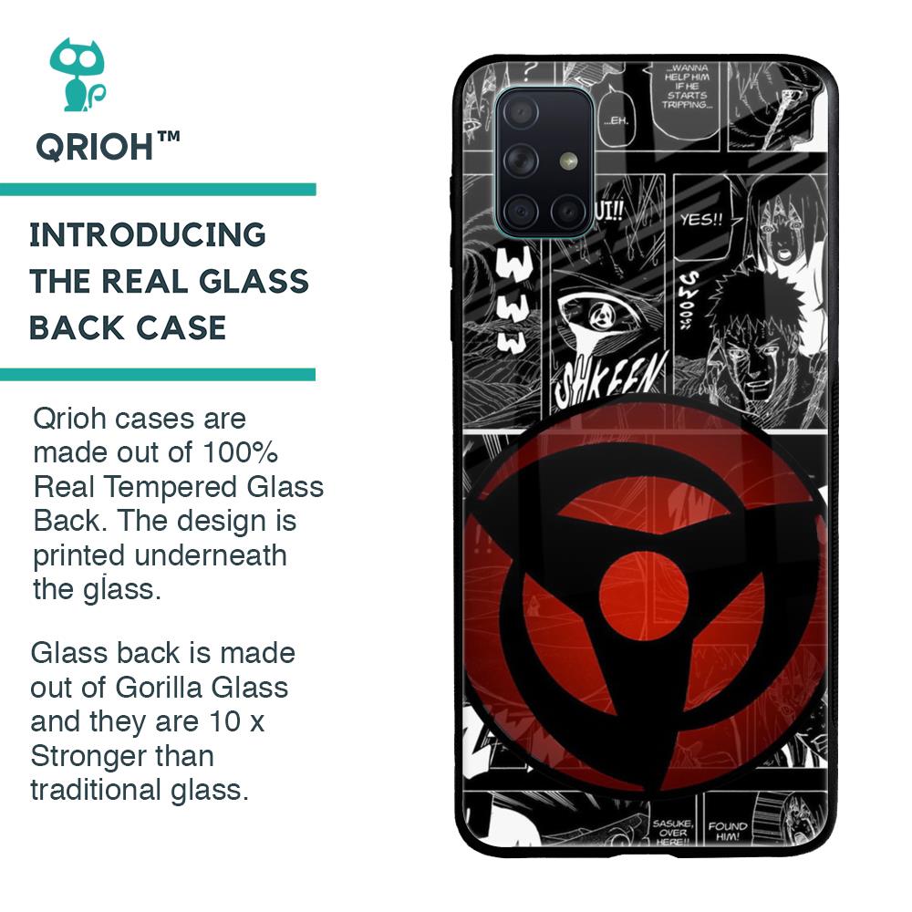 Sharingan Glass Case for Samsung Galaxy A71
