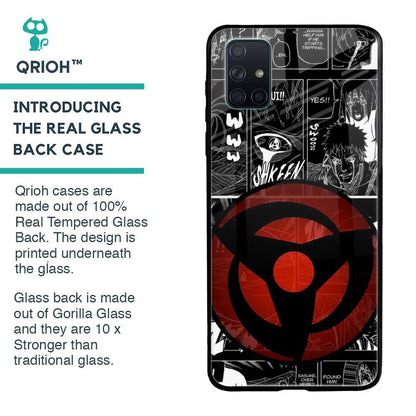 Sharingan Glass Case for Samsung Galaxy A71