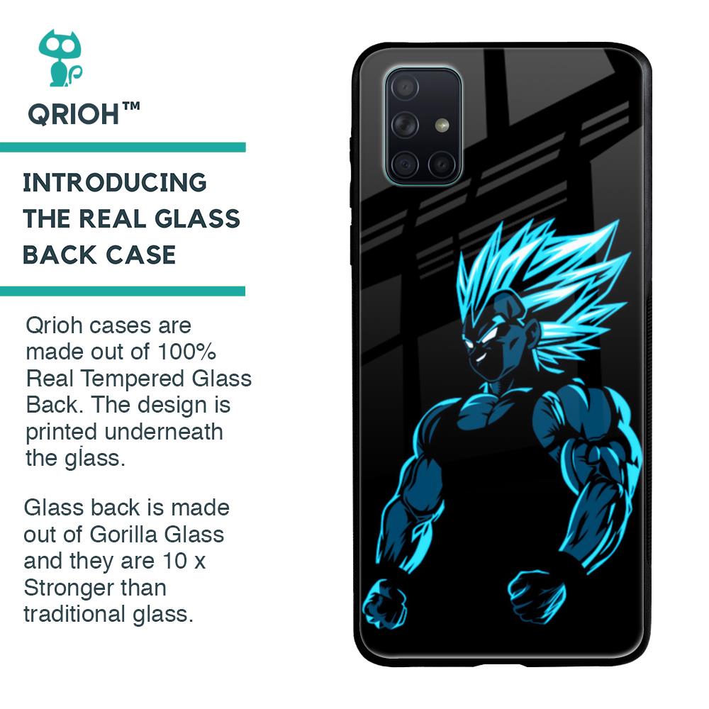 Pumped Up Anime Glass Case for Samsung Galaxy A71