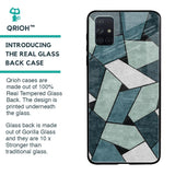 Abstact Tiles Glass Case for Samsung Galaxy A71