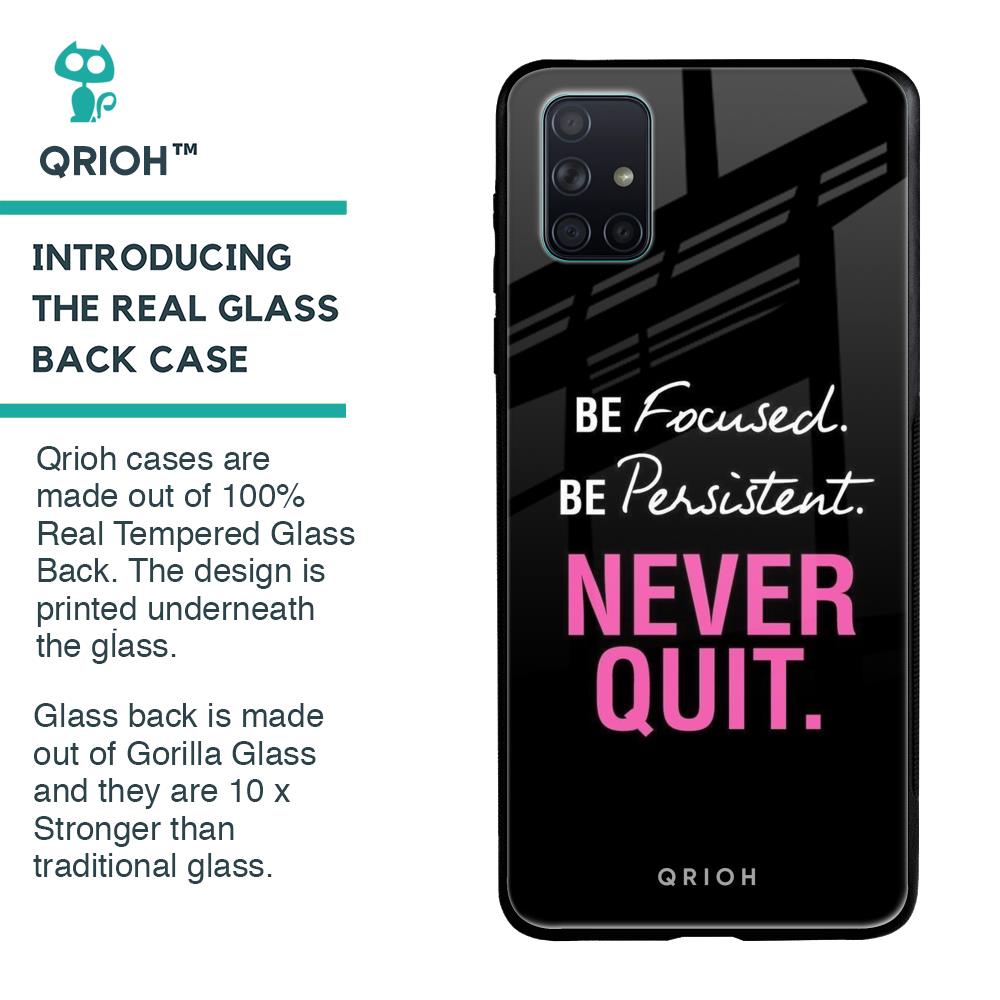 Be Focused Glass case for Samsung Galaxy A71