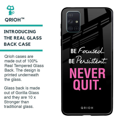 Be Focused Glass case for Samsung Galaxy A71