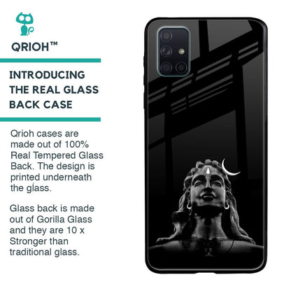Adiyogi Glass Case for Samsung Galaxy A71