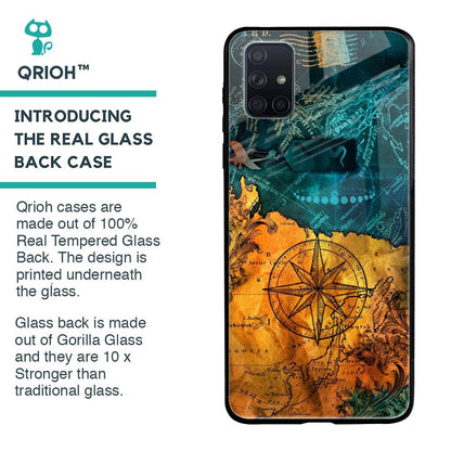 Architecture Map Glass Case for Samsung Galaxy A71