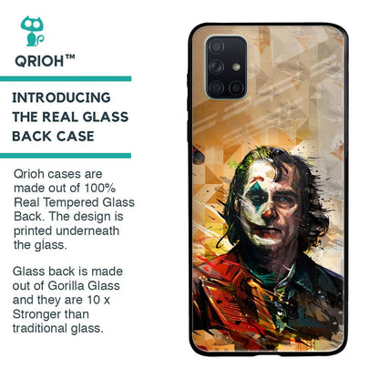 Psycho Villain Glass Case for Samsung Galaxy A71
