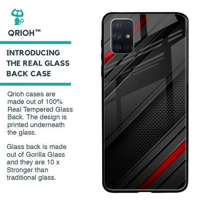 Modern Abstract Glass Case for Samsung Galaxy A71